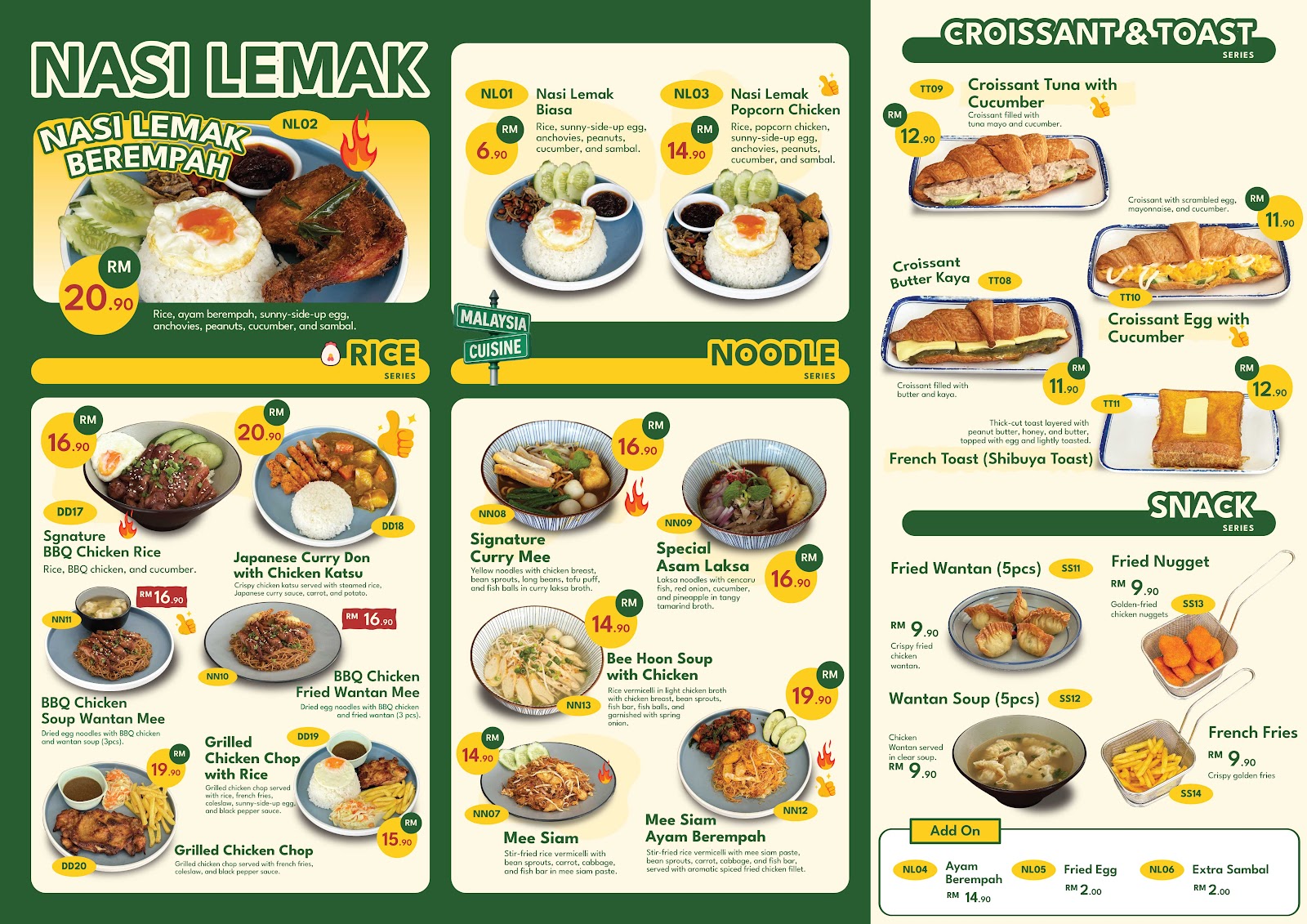 Kawan Place Sri Petaling 菜单